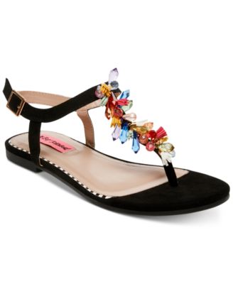 Betsey Johnson Rosita Flat Sandals 