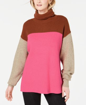 macys color block sweater