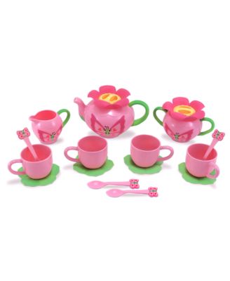 pink tea set toy