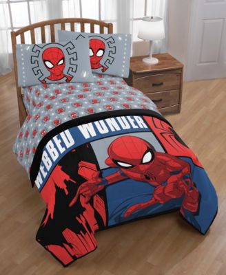 twin size spiderman bed