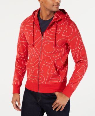 Michael Kors Men's Full-Zip Logo Hoodie 