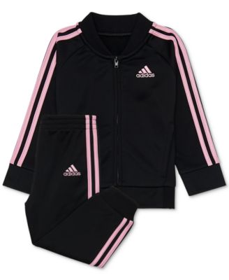 adidas Toddler Girls 2-Pc. Tricot Track 