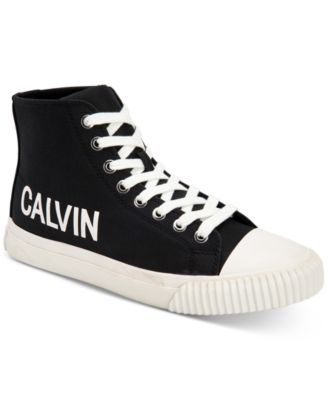 calvin klein high top sneakers mens