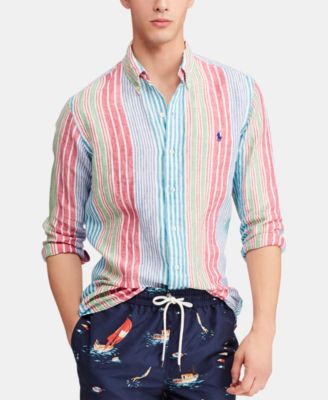 ralph lauren striped shirt mens