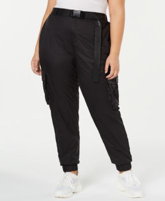 plus size parachute pants