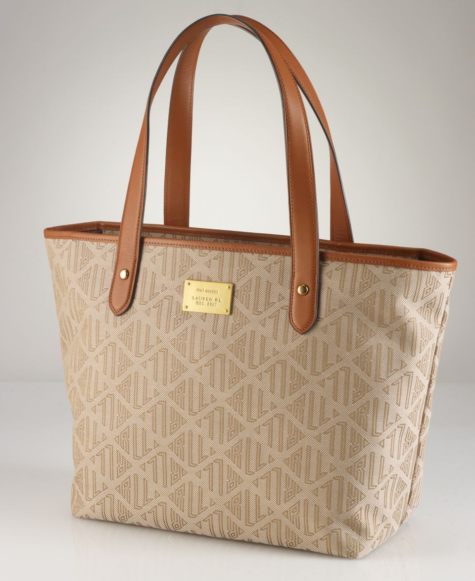 Lauren Ralph Lauren Handbag, Signature Tote