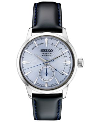 seiko watches with leather straps