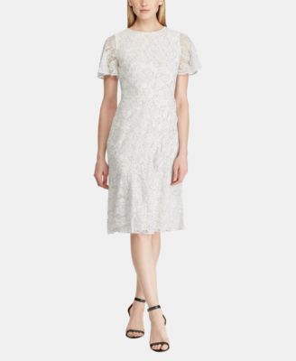 macys ralph lauren lace dress
