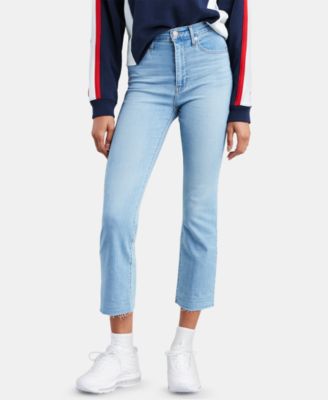 mile high crop flare jeans
