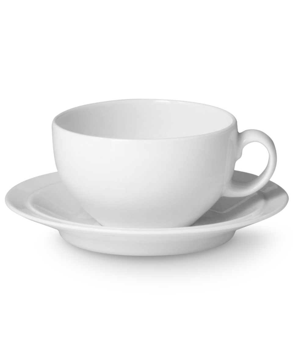 Denby Dinnerware, White Saucer   Casual Dinnerware   Dining