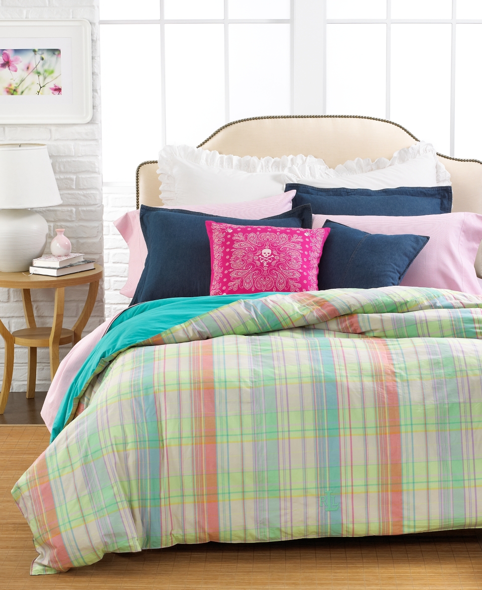 Lauren Ralph Lauren Bedding, University Shirting Madras Comforters