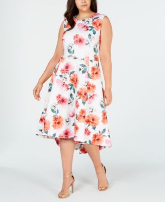 macys plus size calvin klein dresses