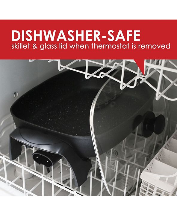 Elite by MaxiMatic Elite Platinum 8 Quart Jumbo Electric Skillet with