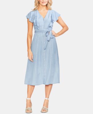 vince camuto denim dress