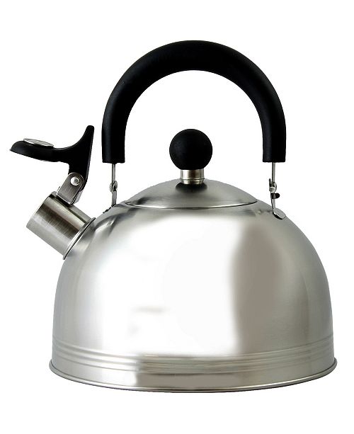 Megagoods Mr Coffee Carterton 1 5 Qt Stainless Steel Whistling Tea Kettle Reviews Home Macy S