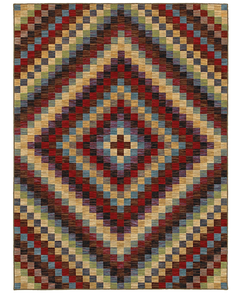 Shaw Living Area Rug, American Abstracts Collection 18440 Orbetello