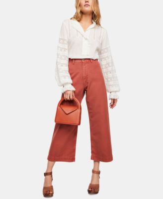 free people cropped pants