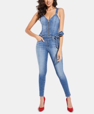 macys guess jumpsuit