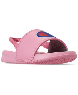 champion pink sandals