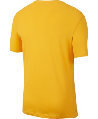 yellow dri fit shirt