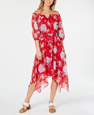 macys peasant dress