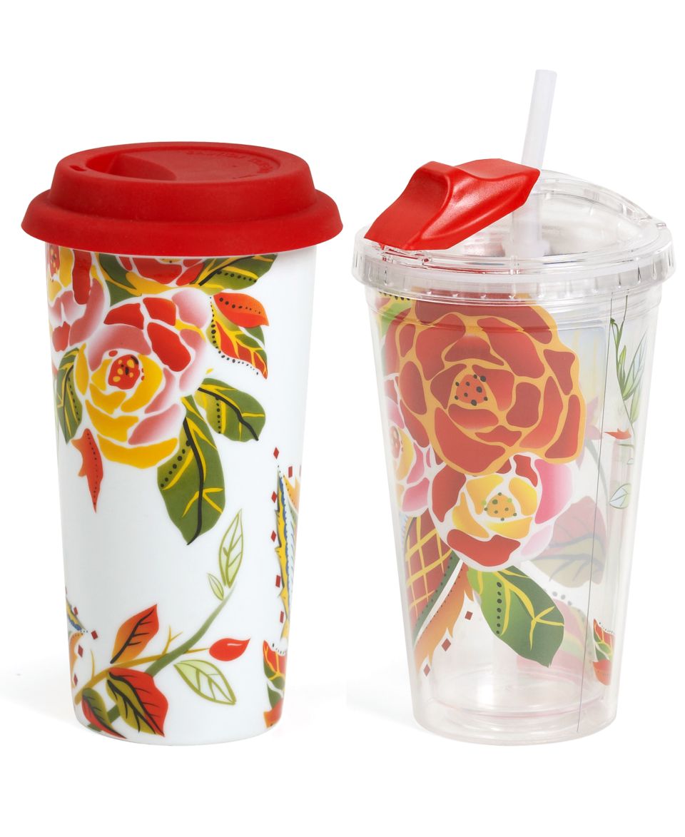 Vida by Espana Travel Mugs, Jardine Hot & Cold Set   Glassware