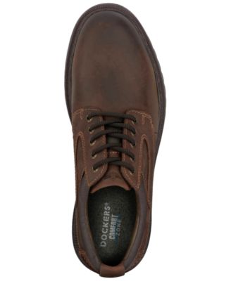 Warden Plain-Toe Leather Oxfords 