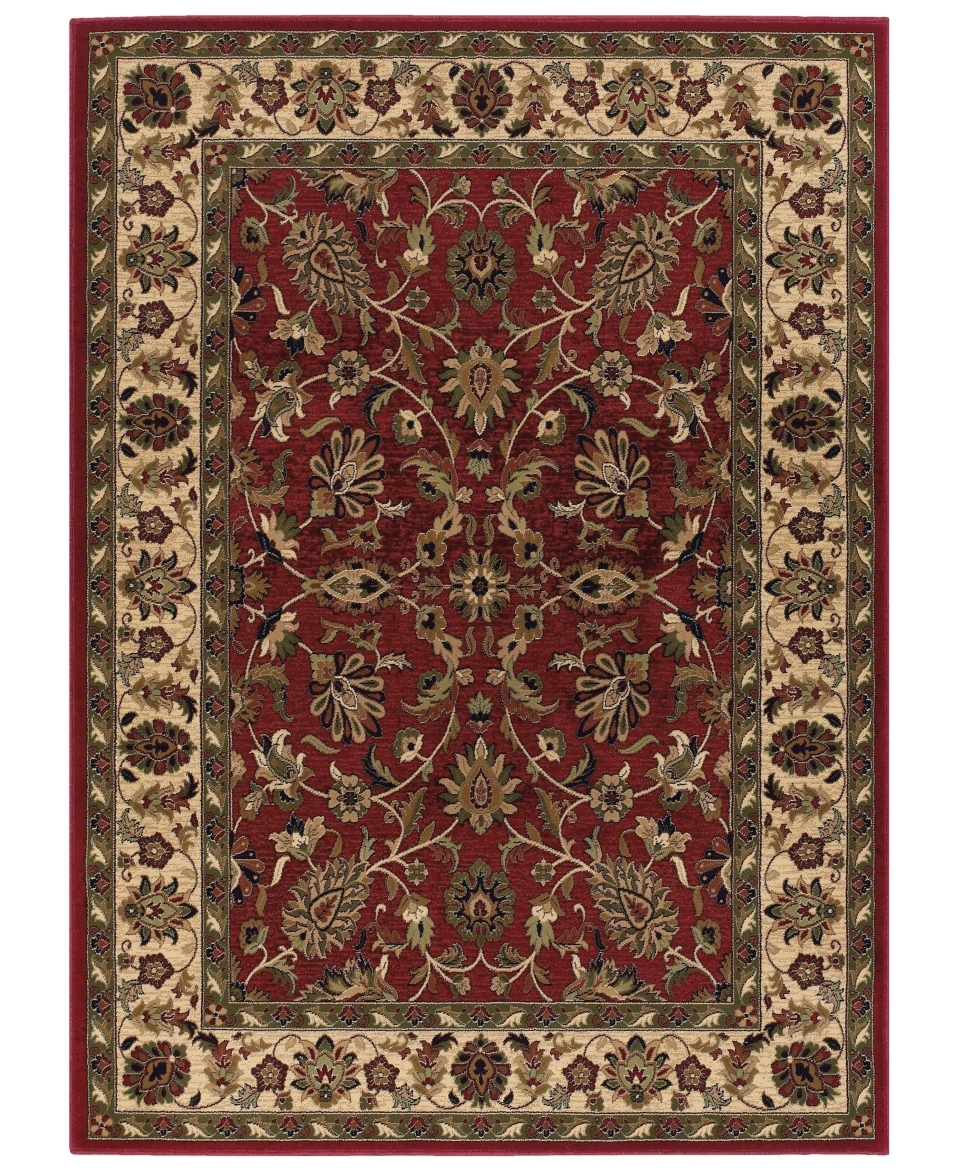 Couristan Area Rug, Tolya TOL5610 Red/Cream 311 x 56   Rugs   