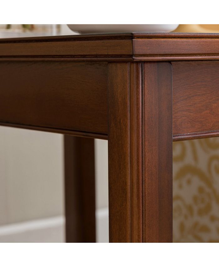 Leick Home Grayson Recliner Wedge Wooden End Table ...