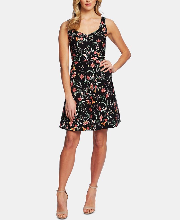 CeCe FloralPrint Dress & Reviews Dresses Women Macy's