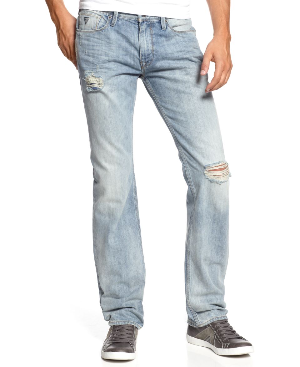 Guess Jeans, Faded Desmond Relaxed Fit   Mens Jeans