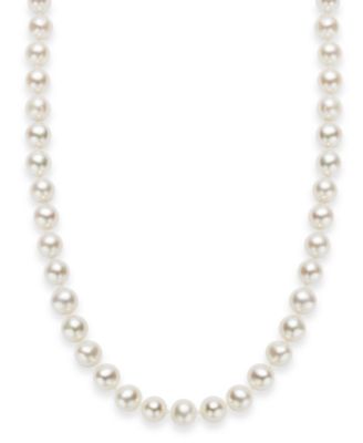 real white pearl necklace