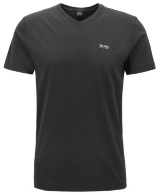 Teevn Regular-Fit V-Neck Cotton T-Shirt 