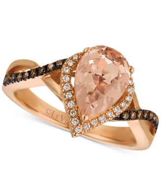 le vian morganite chocolate diamonds