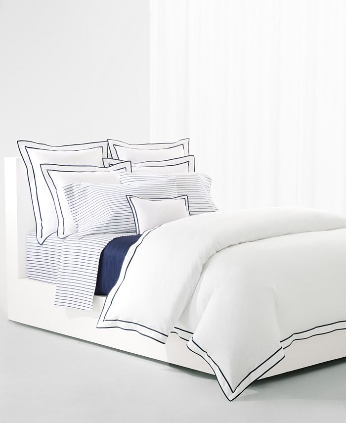 Lauren Ralph Lauren Spencer Stripe King Sheeting Set & Reviews - Sheets
