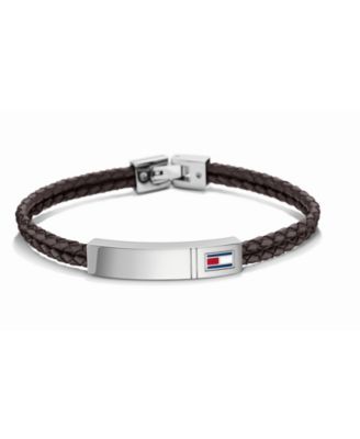 tommy hilfiger leather bracelet