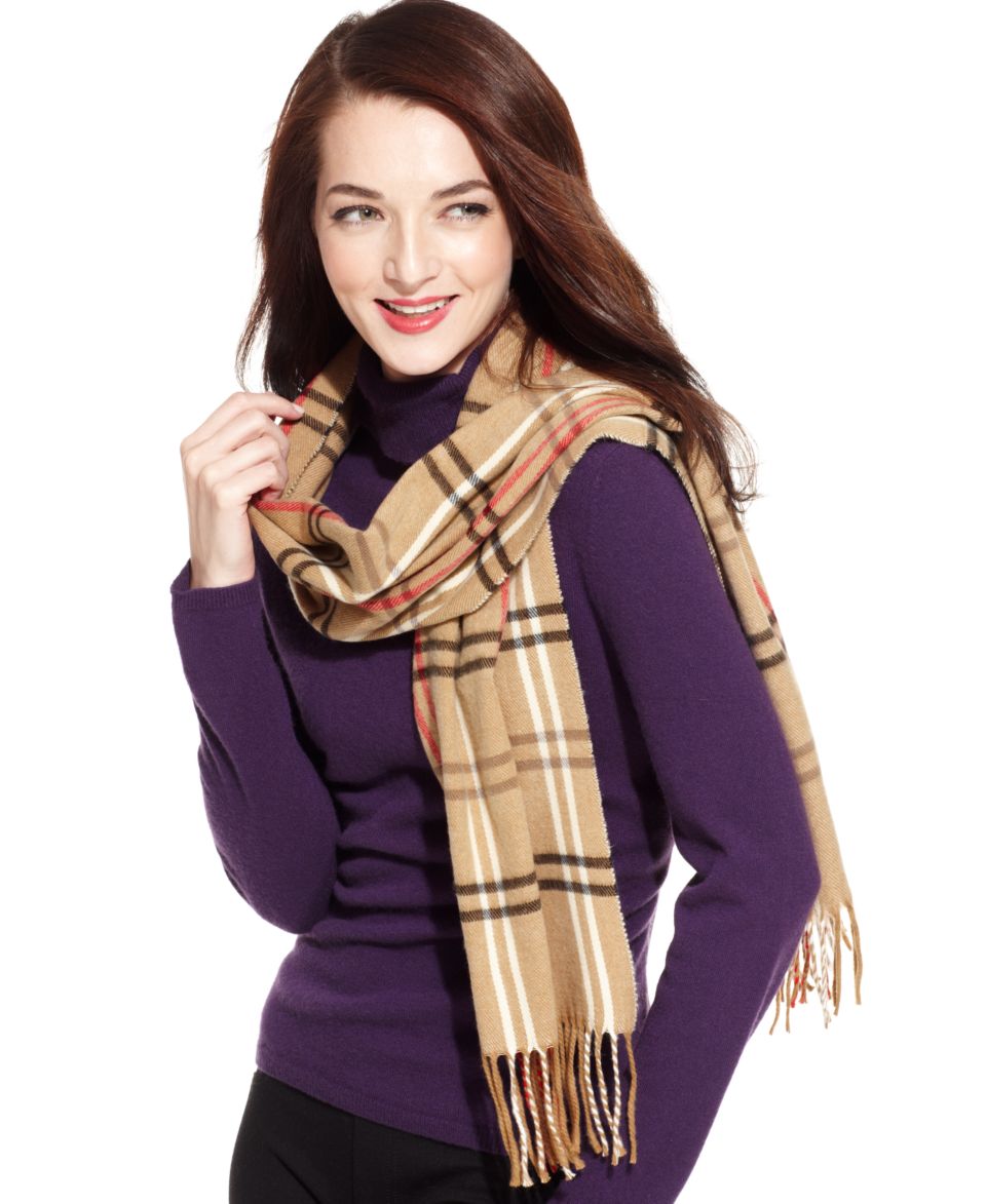 Cejon Scarf, Scottish Plaid Acrylic Scarf   Handbags & Accessories