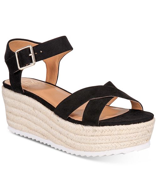 Material Girl Women S Brinny Platform Espadrilles Created For Macy S Reviews Wedges Shoes Macy S