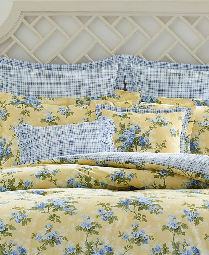 Laura Ashley Cassidy Pastel Yellow Comforter Set Twin Reviews Comforters Fashion Bed Bath Macy S There are 182 bedding laura ashley for sale on etsy, and they cost $54.38 on average. cassidy pastel yellow comforter set twin