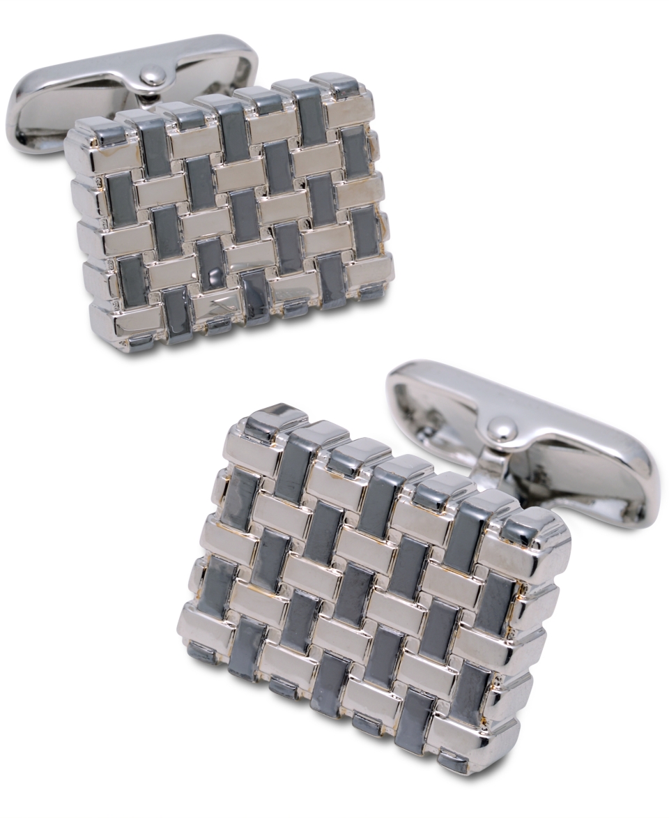 Donald J. Trump Cufflinks, Basket Weave Cufflinks