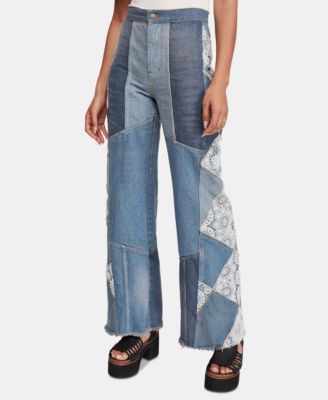 free people patchwork jeans