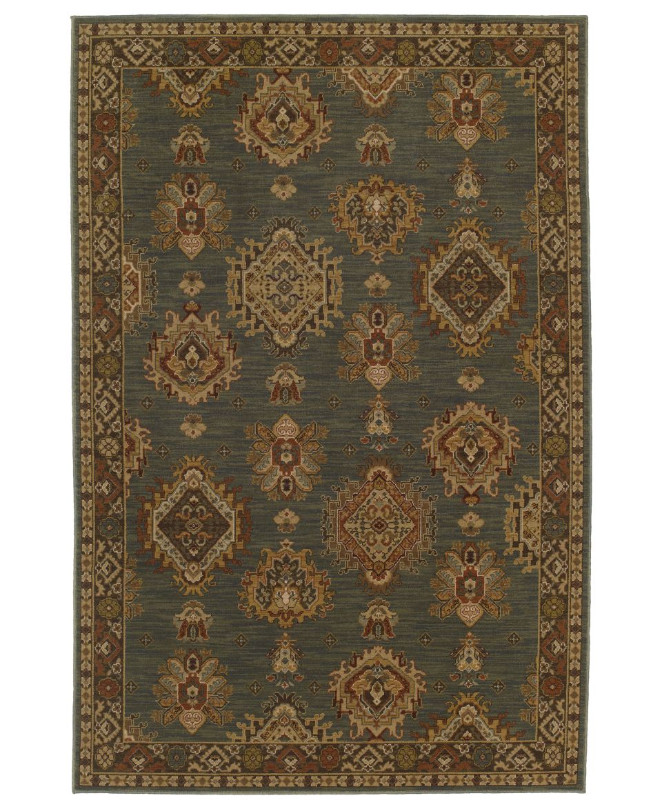 Karastan Area Rug, Bellingham Farragut Jade 86 x 116