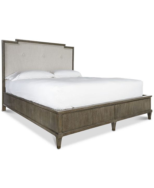 Furniture Playlist Upholstered King Bed & Reviews - Furniture - Macy&#39;s