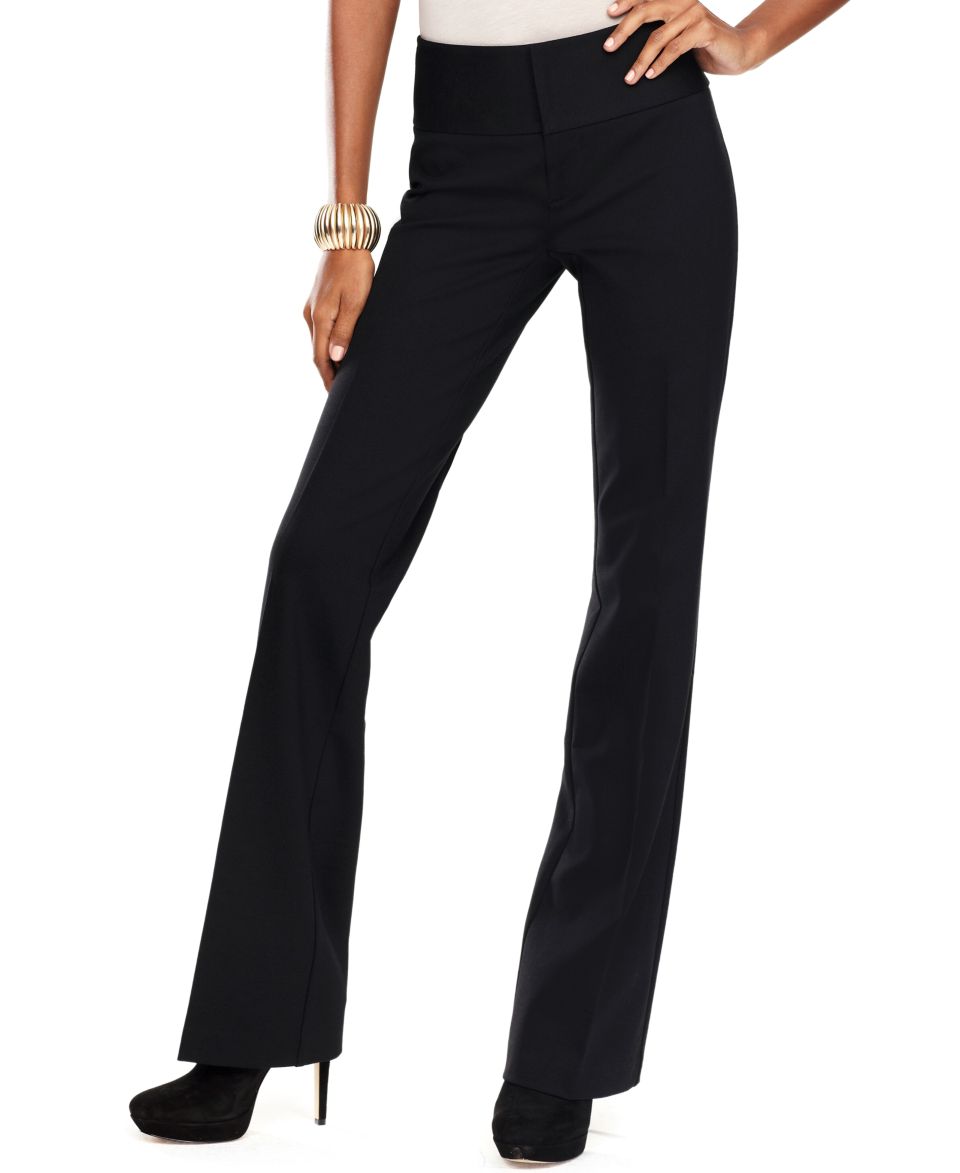 INC International Concepts Pants, Curvy Fit Ponte Knit Trousers