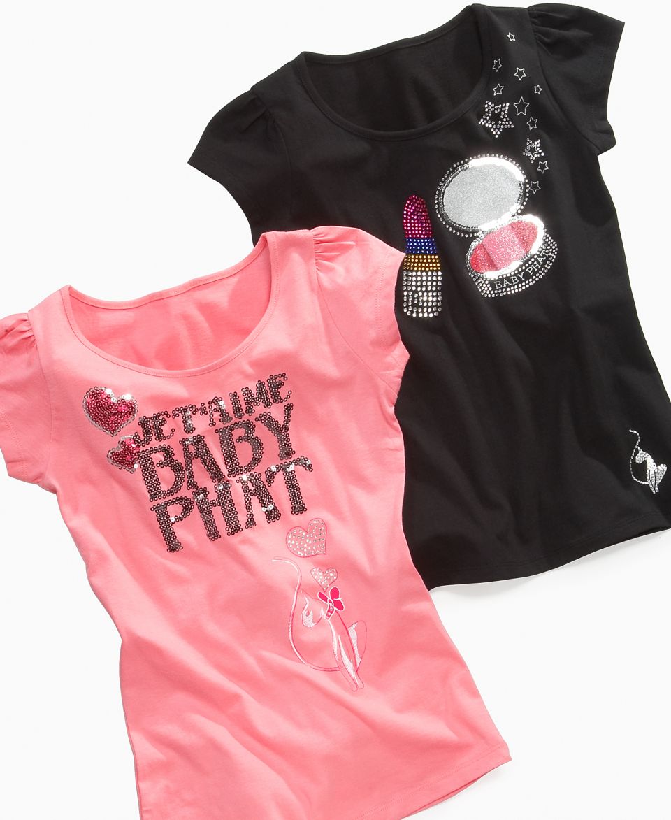 Baby Phat Kids Shirt, Little Girls Sequin T Shirt