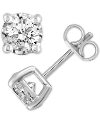 Женские серьги‑гвоздики Macy's с бриллиантами 0,75 кт в 14k