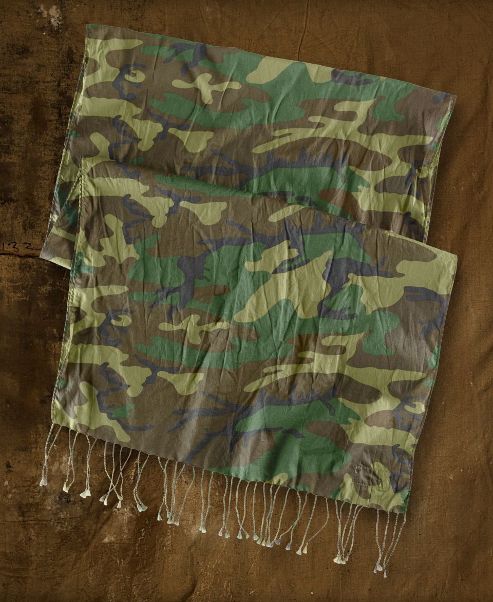 Denim & Supply Ralph Lauren Scarf, Camouflage Scarf