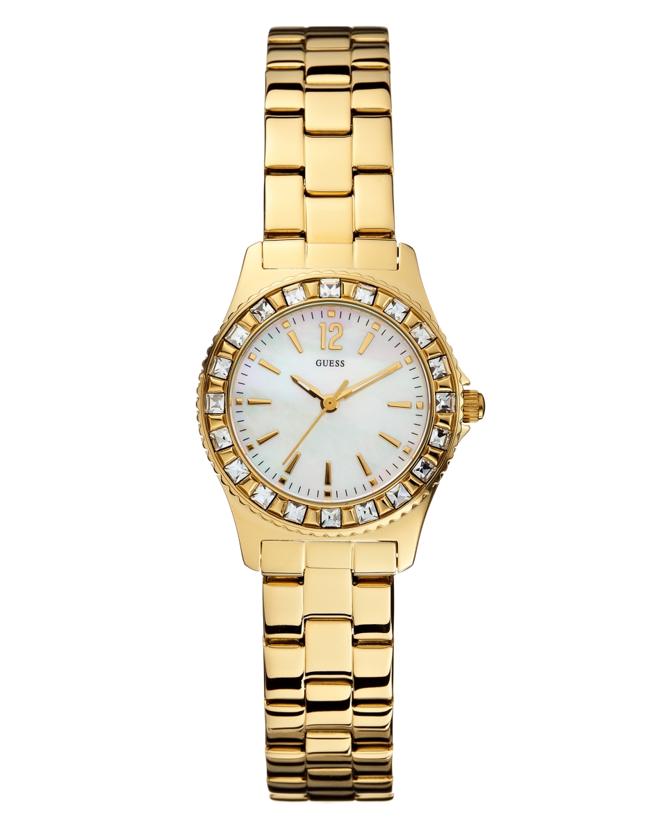 GUESS Watch, Womens Gold Tone Bracelet 38mm U0025L2   All Watches