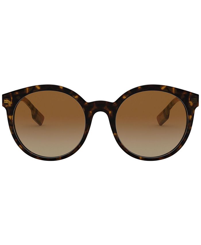 burberry 54mm round sunglasses