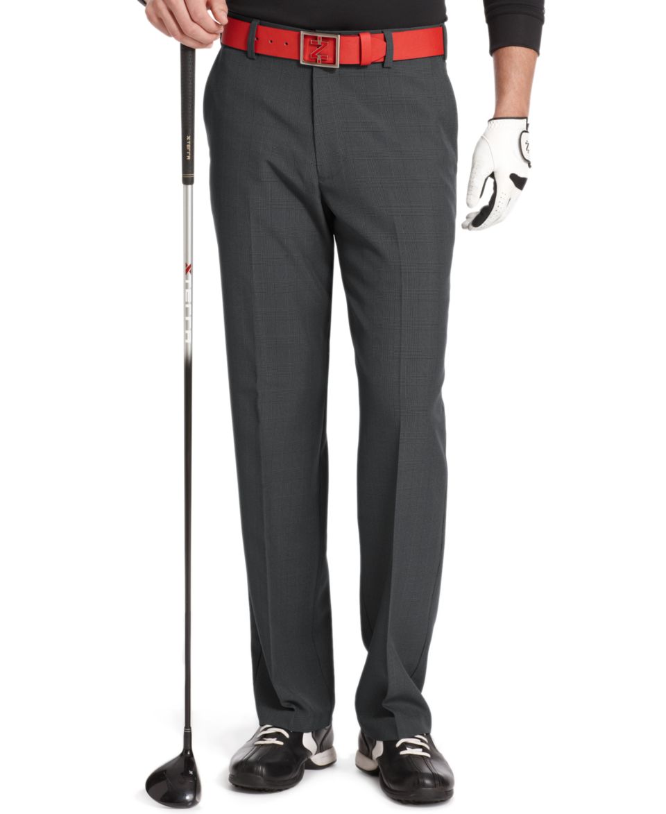 Izod Golf Pants, XFG Houndstooth Flat Front Golf Pants   Mens Pants